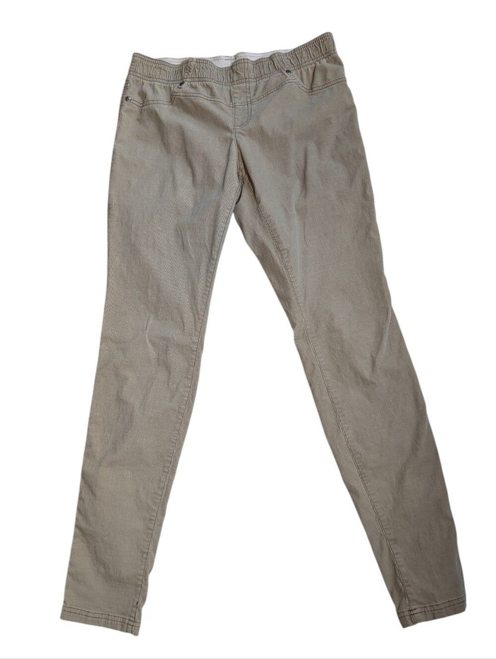 Athleta Khaki Pull On Corduroy Pants Women's 8